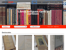 Tablet Screenshot of libreriacastro.com